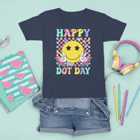 Happy Dot Day T Shirt For Kid Cute Smile Face Retro Groovy - Wonder Print Shop