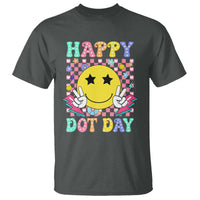 Happy Dot Day T Shirt Cute Smile Face Retro Groovy - Wonder Print Shop