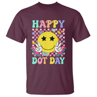 Happy Dot Day T Shirt Cute Smile Face Retro Groovy - Wonder Print Shop