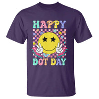 Happy Dot Day T Shirt Cute Smile Face Retro Groovy - Wonder Print Shop