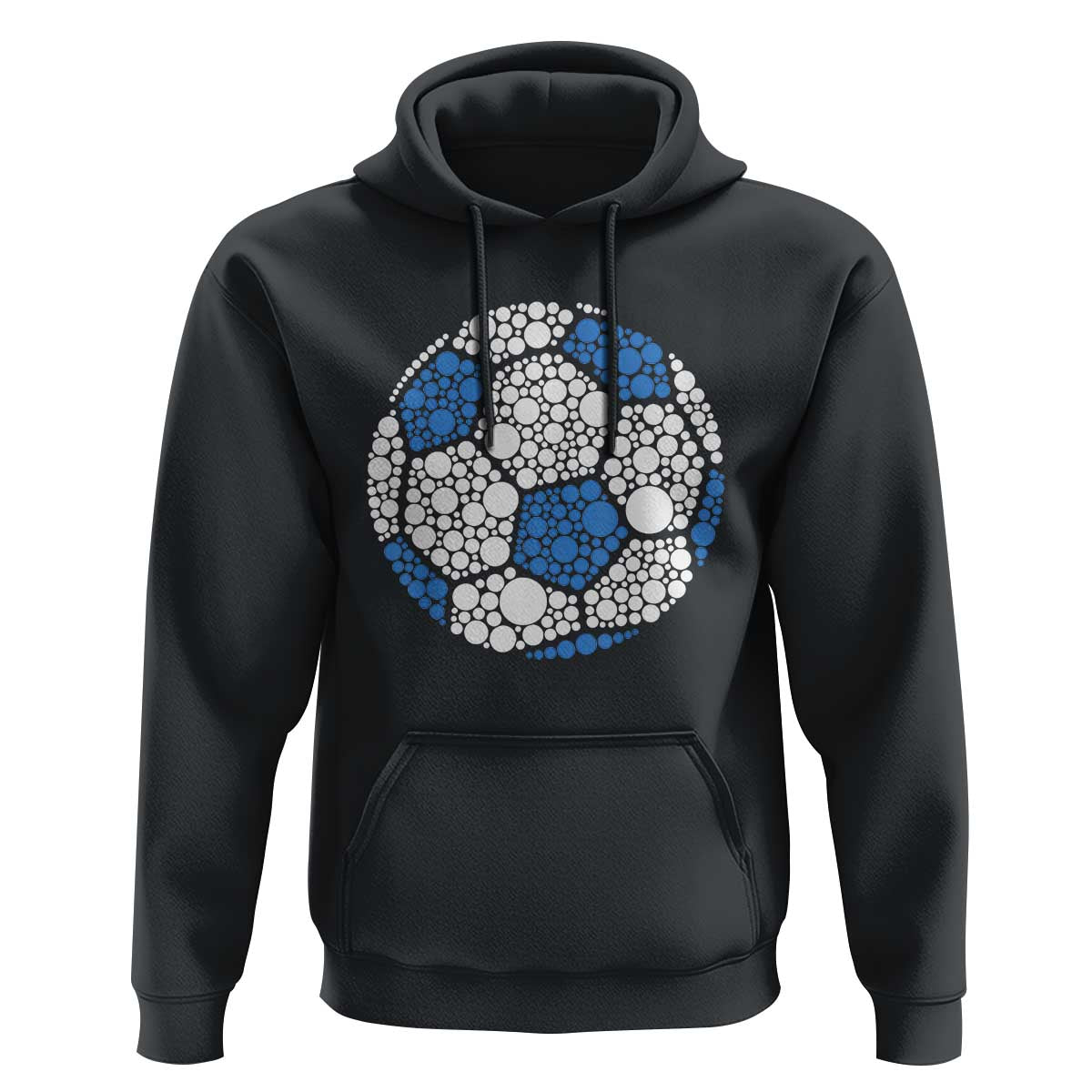 Happy Dot Day Hoodie Polka Dots Ball Soccer Lover - Wonder Print Shop
