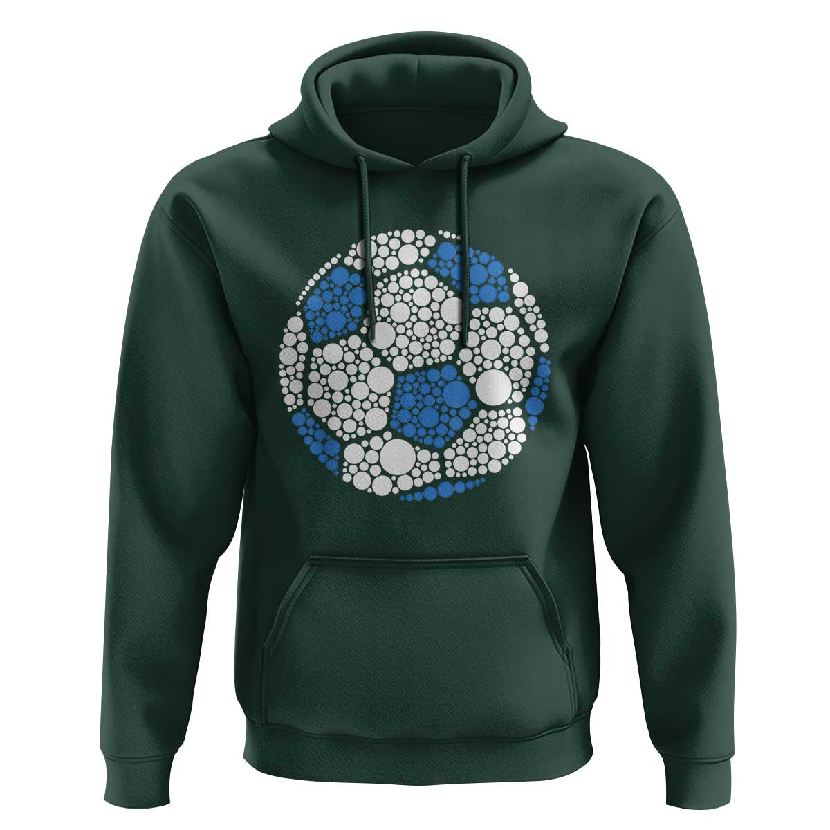 Happy Dot Day Hoodie Polka Dots Ball Soccer Lover - Wonder Print Shop