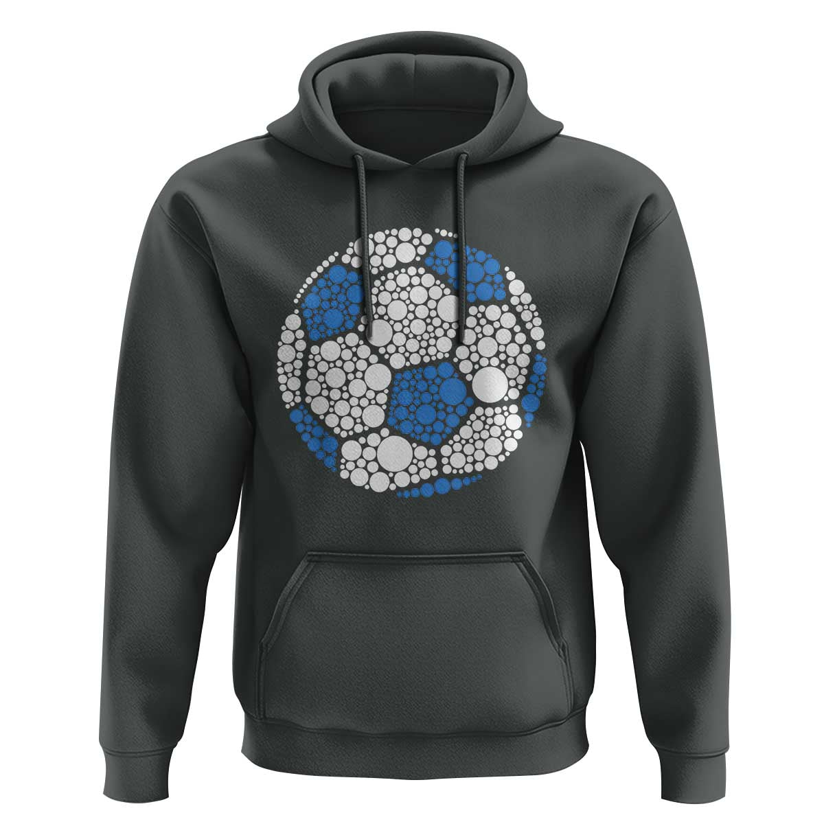 Happy Dot Day Hoodie Polka Dots Ball Soccer Lover - Wonder Print Shop
