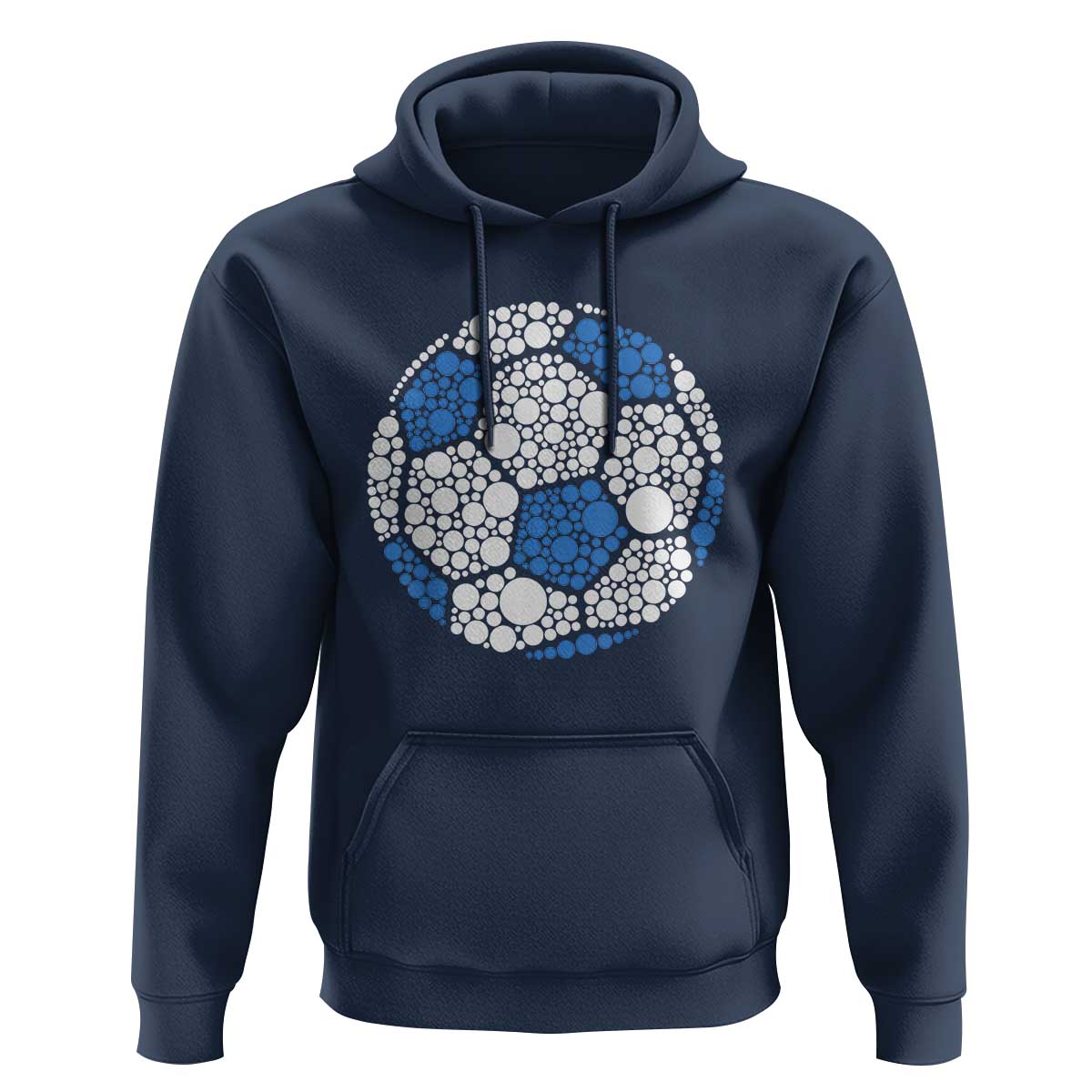 Happy Dot Day Hoodie Polka Dots Ball Soccer Lover - Wonder Print Shop