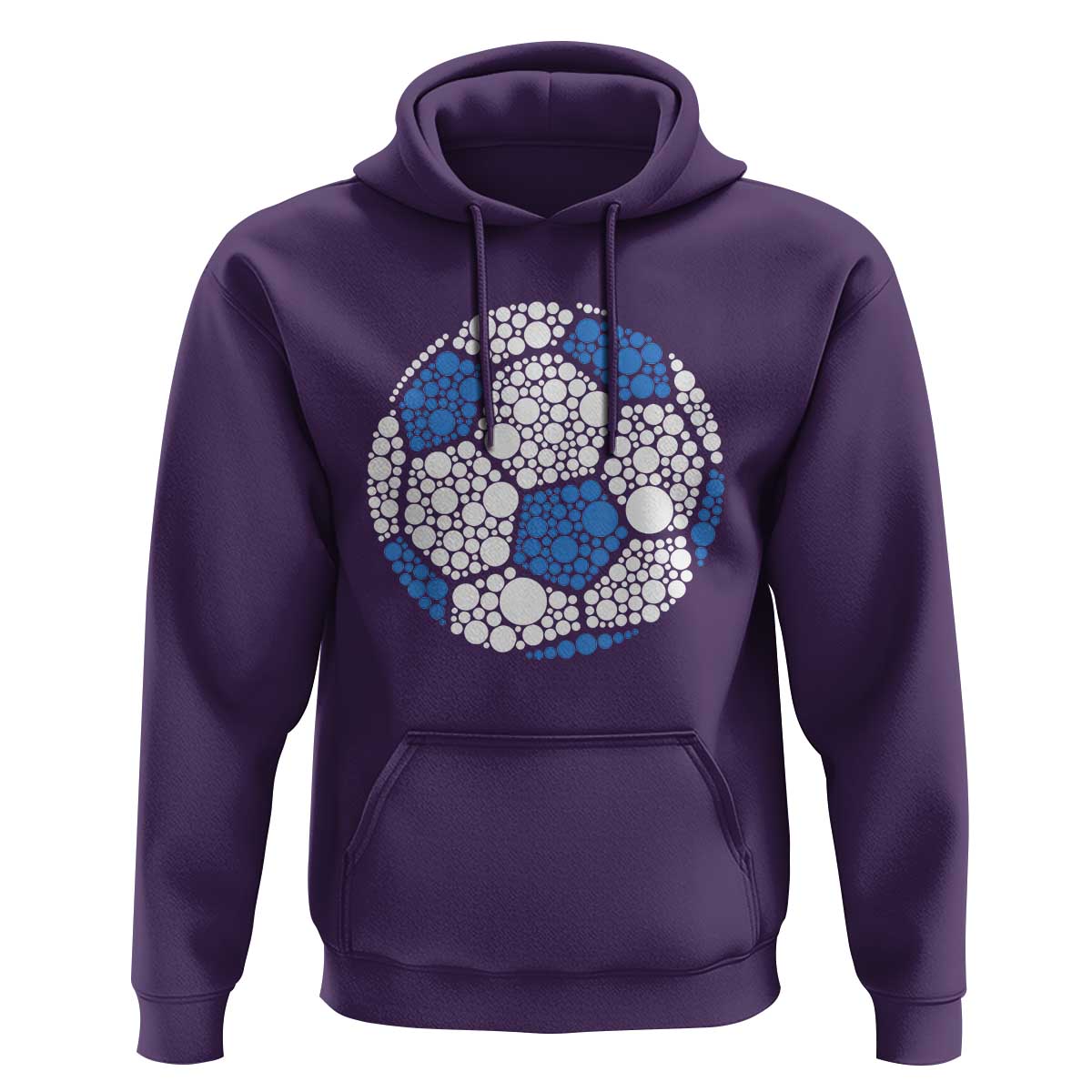 Happy Dot Day Hoodie Polka Dots Ball Soccer Lover - Wonder Print Shop