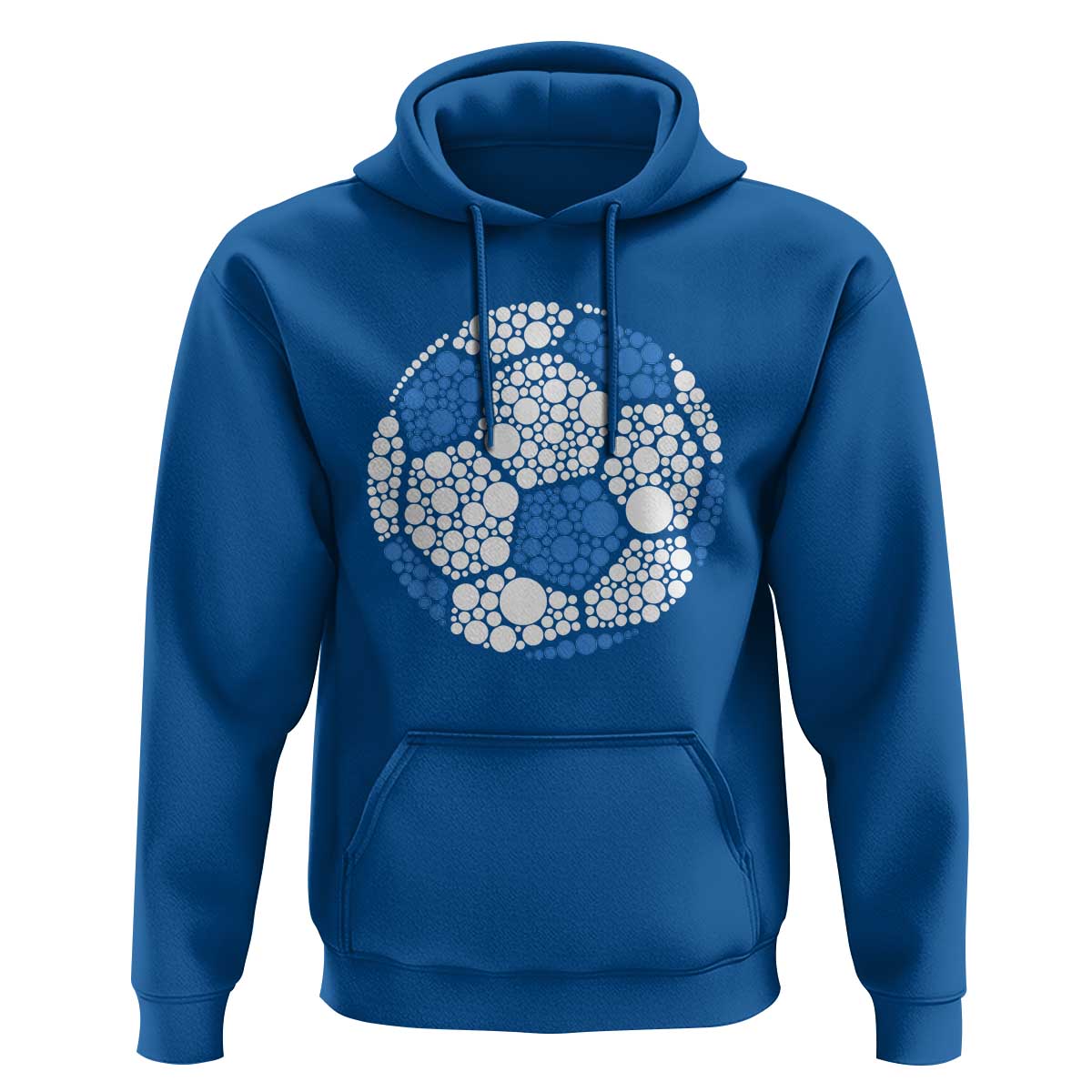 Happy Dot Day Hoodie Polka Dots Ball Soccer Lover - Wonder Print Shop