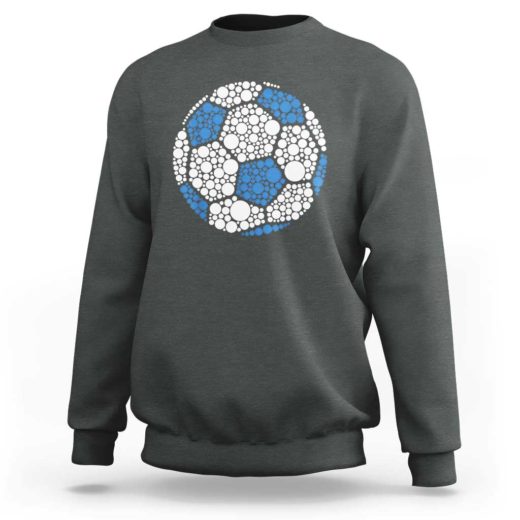 Happy Dot Day Sweatshirt Polka Dots Ball Soccer Lover - Wonder Print Shop