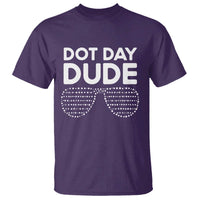 Dot Day Dude T Shirt Simple Cool Glasses Dots - Wonder Print Shop