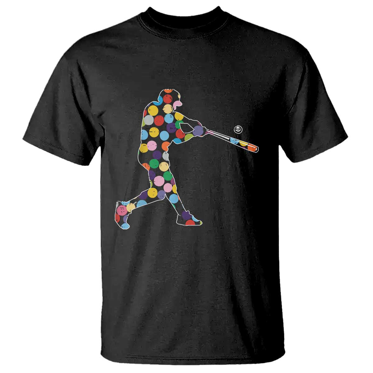 Happy Dot Day T Shirt Polka Dots Art Baseball Player - Wonder Print Shop