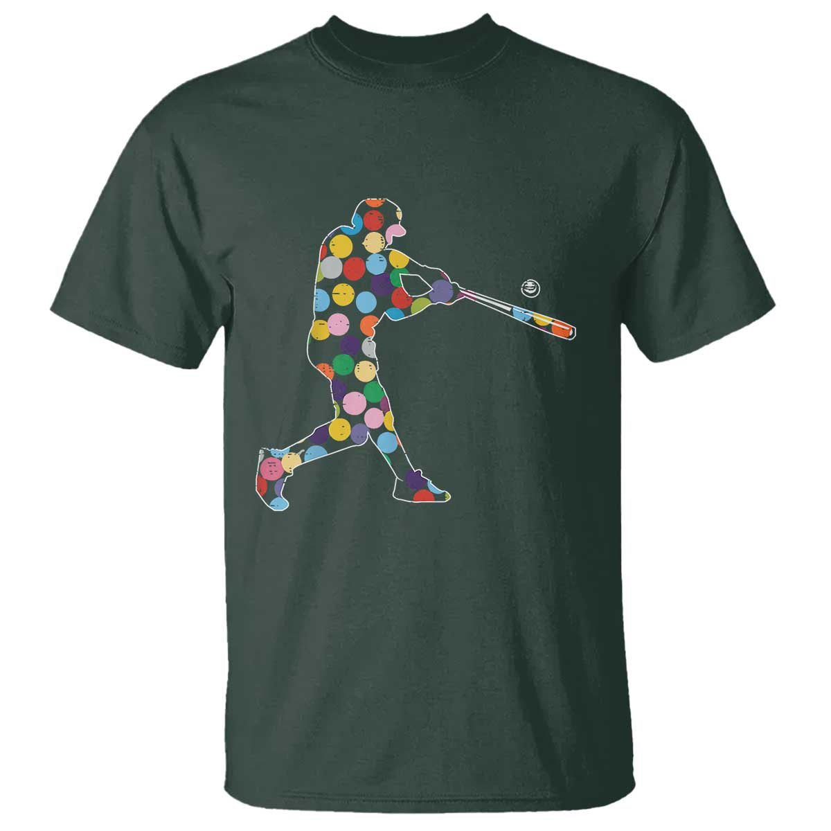 Happy Dot Day T Shirt Polka Dots Art Baseball Player - Wonder Print Shop