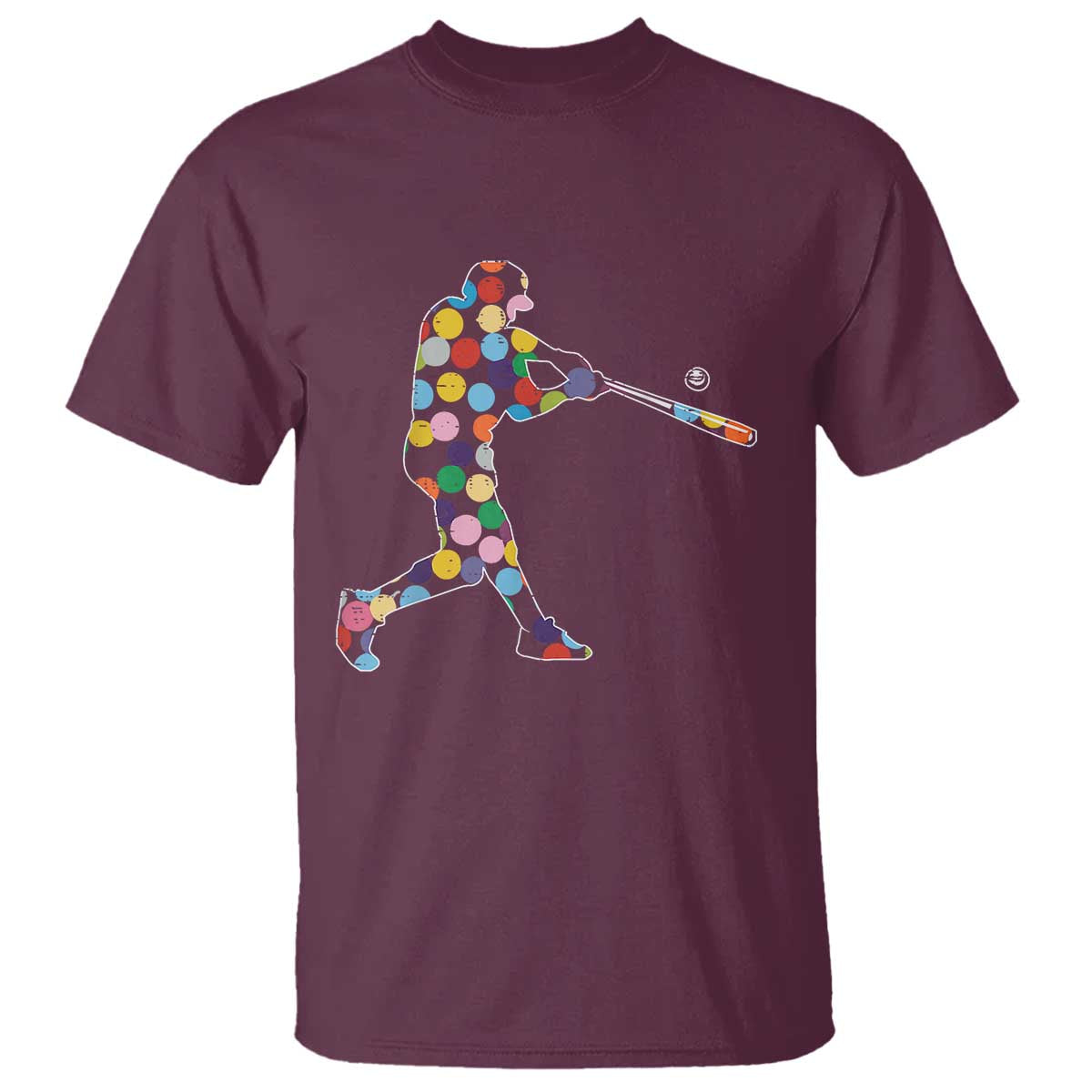 Happy Dot Day T Shirt Polka Dots Art Baseball Player - Wonder Print Shop
