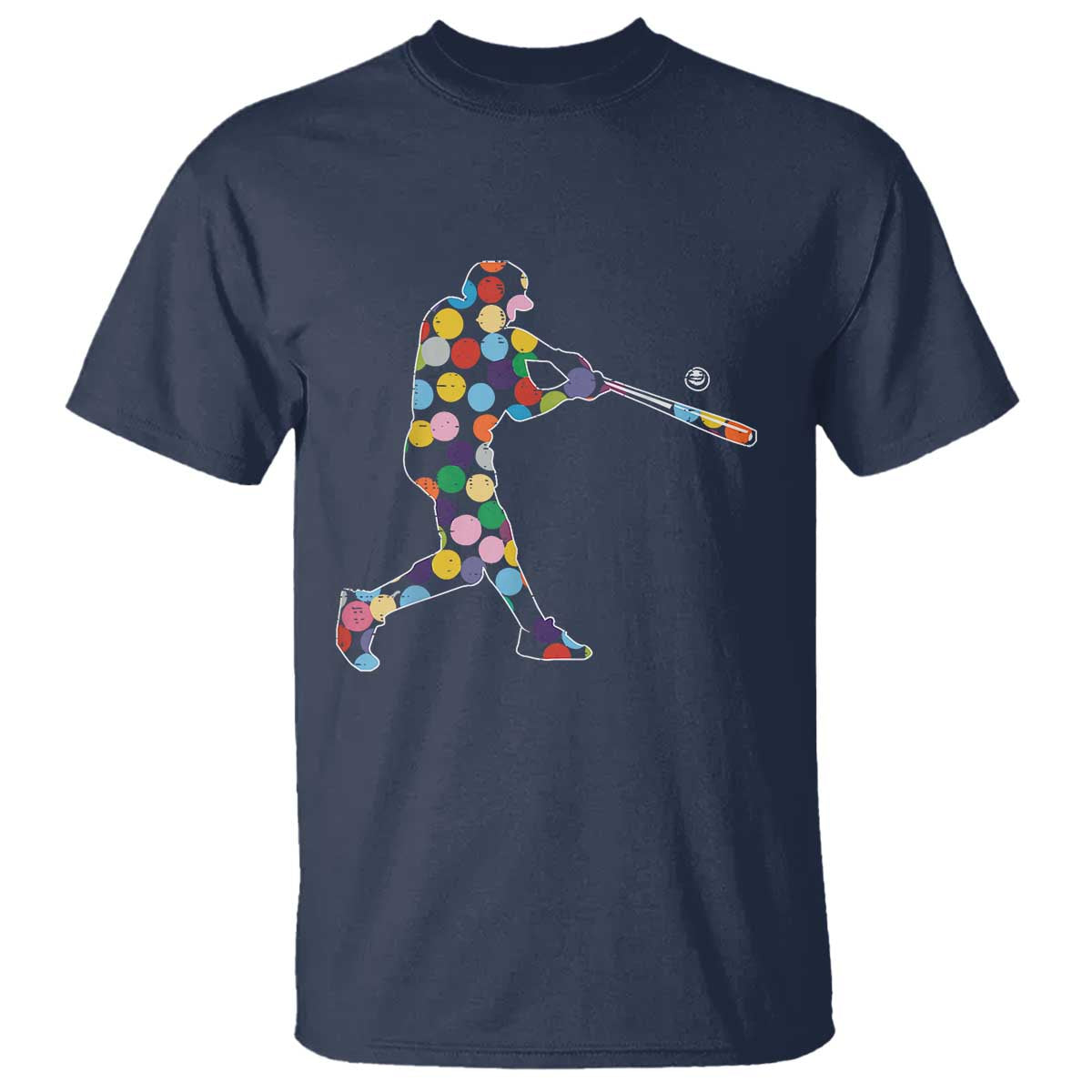 Happy Dot Day T Shirt Polka Dots Art Baseball Player - Wonder Print Shop