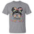 Happy Dot Day Messy Bun Girl T Shirt Colorful Polka Dots - Wonder Print Shop