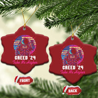 Creed '24 Take Me Higher Christmas Ornament American Astronaut Election 2024 TS02