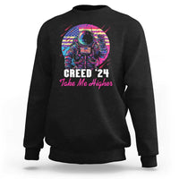 Creed '24 Take Me Higher Sweatshirt American Astronaut Election 2024 - Wonder Print Shop
