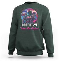 Creed '24 Take Me Higher Sweatshirt American Astronaut Election 2024 - Wonder Print Shop