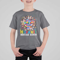 Hispanic Heritage Month T Shirt For Kid Herencia Hispana Celebration Hispanic Americans - Wonder Print Shop