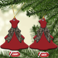Camo Coquette Bow Duck Hunting Christmas Ornament Retro Camouflage - Wonder Print Shop