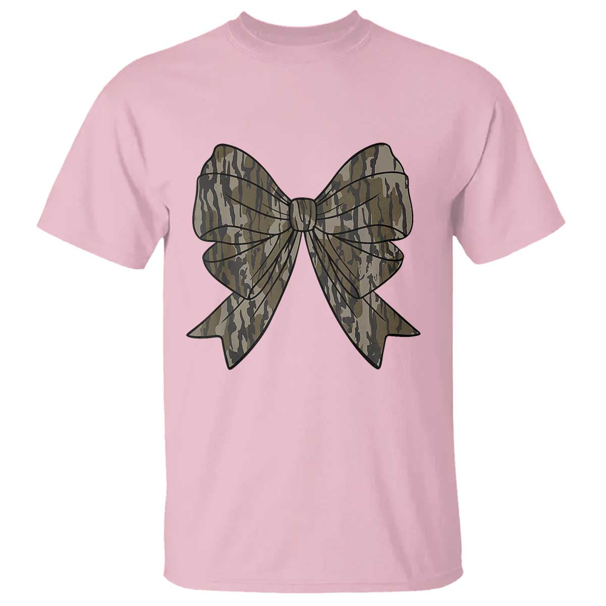 Camo Coquette Bow Duck Hunting T Shirt Retro Camouflage - Wonder Print Shop