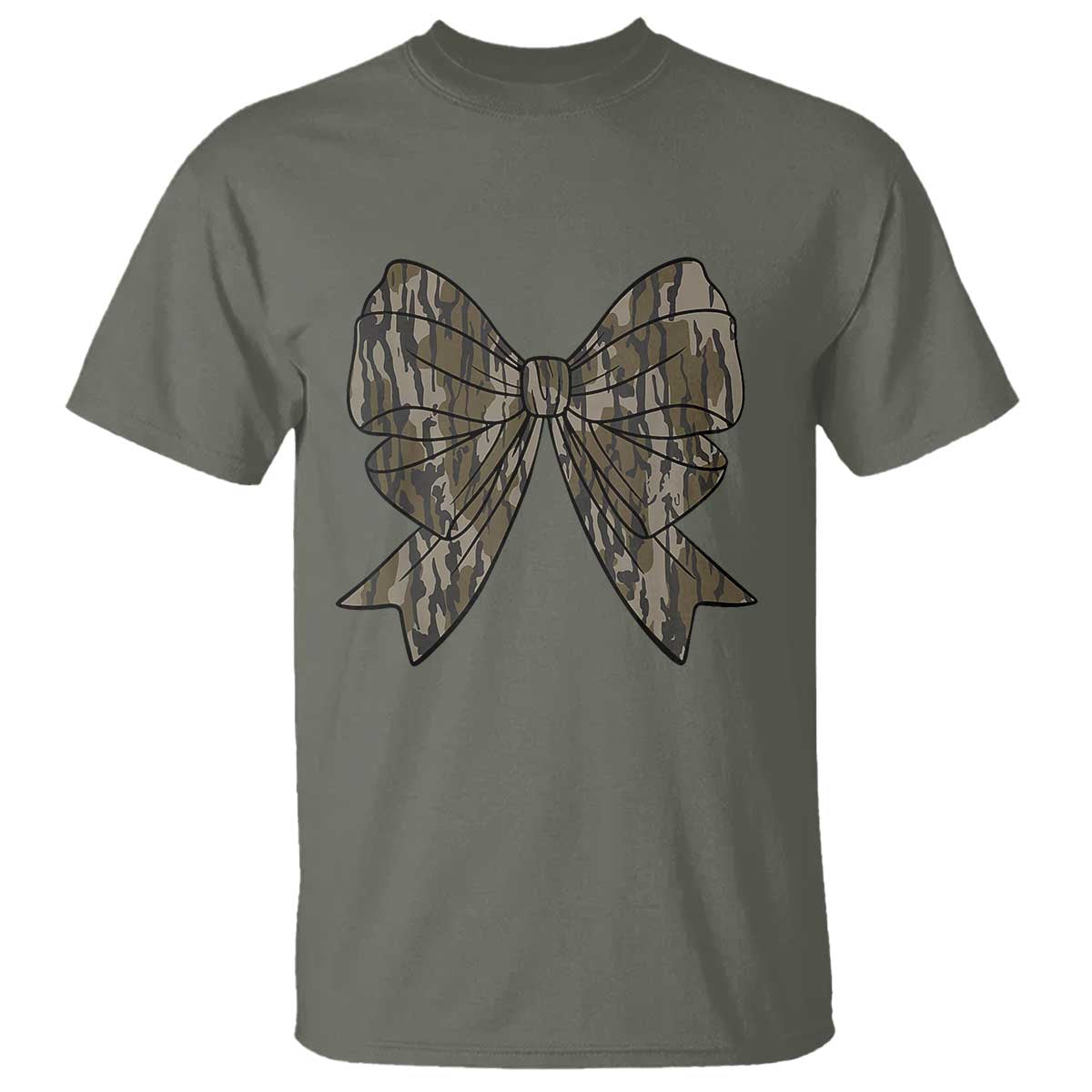 Camo Coquette Bow Duck Hunting T Shirt Retro Camouflage - Wonder Print Shop