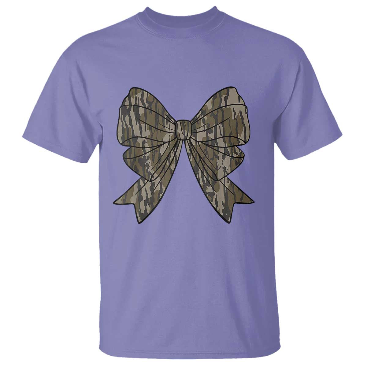 Camo Coquette Bow Duck Hunting T Shirt Retro Camouflage - Wonder Print Shop