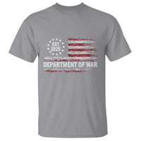 Department of War Est 2025 T Shirt Patriotic Military Vintage Grunge American Flag - Wonder Print Shop