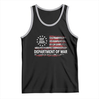 Department of War Est 2025 Tank Top Patriotic Military Vintage Grunge American Flag - Wonder Print Shop