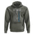 Department of War Est 2025 Hoodie Military Patriotic Dog Tags American Flag - Wonder Print Shop