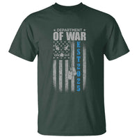 Department of War Est 2025 T Shirt Military Patriotic Dog Tags American Flag - Wonder Print Shop