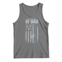 Department of War Est 2025 Tank Top Military Patriotic Dog Tags American Flag - Wonder Print Shop