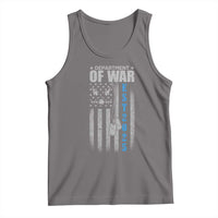 Department of War Est 2025 Tank Top Military Patriotic Dog Tags American Flag - Wonder Print Shop
