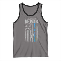 Department of War Est 2025 Tank Top Military Patriotic Dog Tags American Flag - Wonder Print Shop