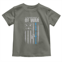 Department of War Est 2025 Toddler T Shirt Military Patriotic Dog Tags American Flag - Wonder Print Shop