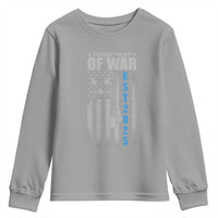 Department of War Est 2025 Youth Sweatshirt Military Patriotic Dog Tags American Flag - Wonder Print Shop