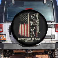 Department of War Est 2025 Spare Tire Cover We The People Rifle American Flag Patriotic 2A Statement - Wonder Print Shop