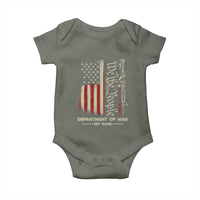 Department of War Est 2025 Baby Onesie We The People Rifle American Flag Patriotic 2A Statement - Wonder Print Shop