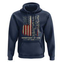 Department of War Est 2025 Hoodie We The People Rifle American Flag Patriotic 2A Statement - Wonder Print Shop