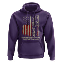 Department of War Est 2025 Hoodie We The People Rifle American Flag Patriotic 2A Statement - Wonder Print Shop