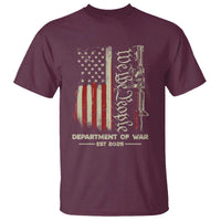 Department of War Est 2025 T Shirt We The People Rifle American Flag Patriotic 2A Statement - Wonder Print Shop
