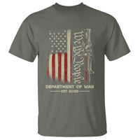 Department of War Est 2025 T Shirt We The People Rifle American Flag Patriotic 2A Statement - Wonder Print Shop