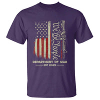 Department of War Est 2025 T Shirt We The People Rifle American Flag Patriotic 2A Statement - Wonder Print Shop