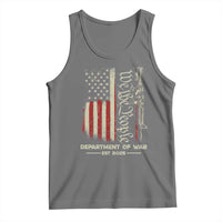 Department of War Est 2025 Tank Top We The People Rifle American Flag Patriotic 2A Statement - Wonder Print Shop