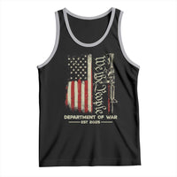 Department of War Est 2025 Tank Top We The People Rifle American Flag Patriotic 2A Statement - Wonder Print Shop