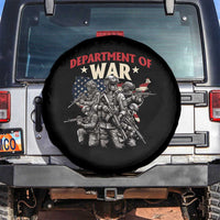 Department of War Est 2025 Spare Tire Cover Patriotic Combat Squad Tactical Soldiers Graphic - Wonder Print Shop
