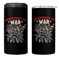 Department of War Est 2025 4 in 1 Can Cooler Tumbler Patriotic Combat Squad Tactical Soldiers Graphic - Wonder Print Shop