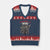 Department of War Est 2025 V-Neck Knit Sweater Vest Patriotic Combat Squad Tactical Soldiers Graphic - Wonder Print Shop