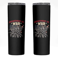 Department of War Est 2025 Skinny Tumbler Patriotic Combat Squad Tactical Soldiers Graphic - Wonder Print Shop