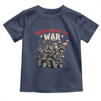 Department of War Est 2025 Toddler T Shirt Patriotic Combat Squad Tactical Soldiers Graphic - Wonder Print Shop
