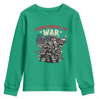 Department of War Est 2025 Youth Sweatshirt Patriotic Combat Squad Tactical Soldiers Graphic - Wonder Print Shop