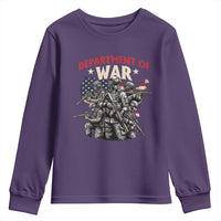 Department of War Est 2025 Youth Sweatshirt Patriotic Combat Squad Tactical Soldiers Graphic - Wonder Print Shop